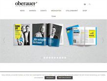 Tablet Screenshot of oberauer.com